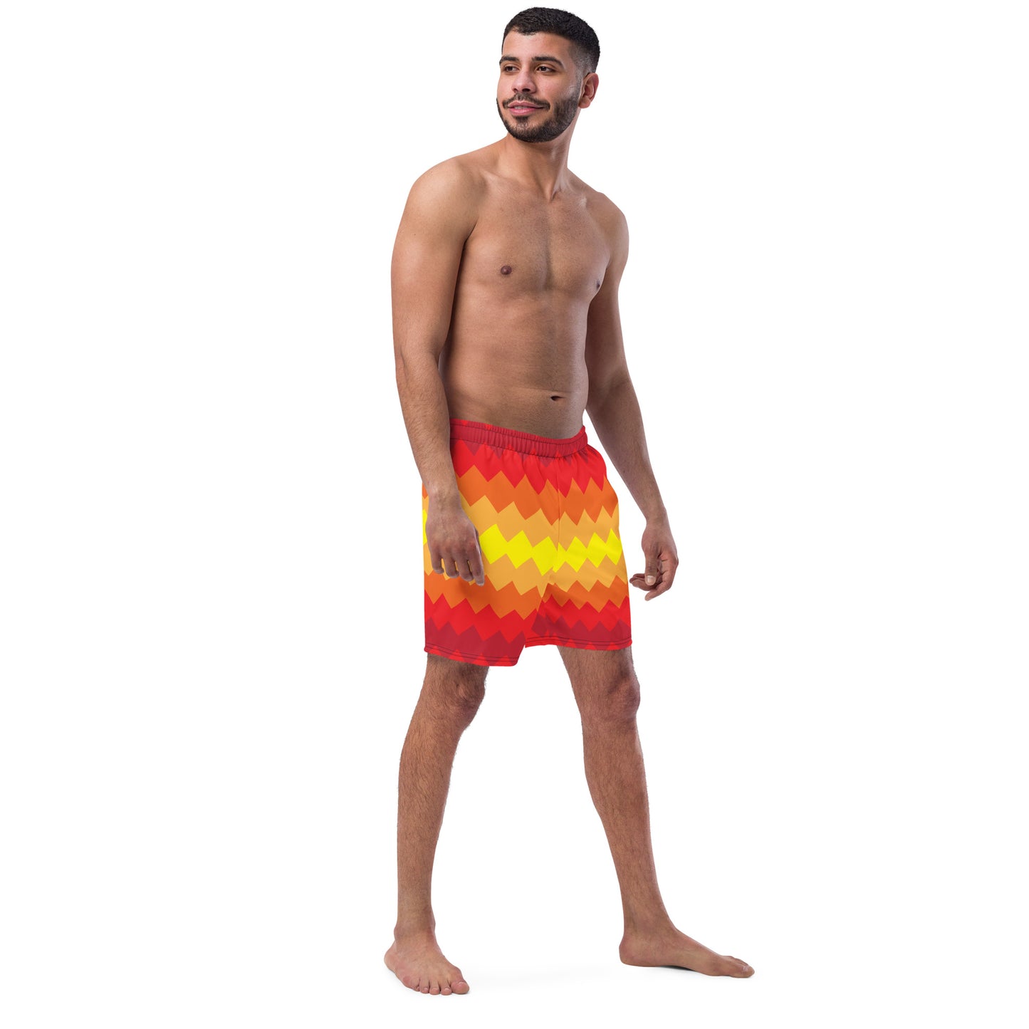 Zigzag Rays Recycled Swim Trunks