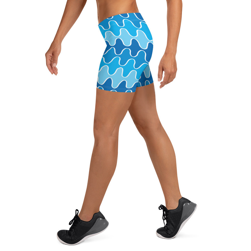 Squiggle Waves Fitted Shorts