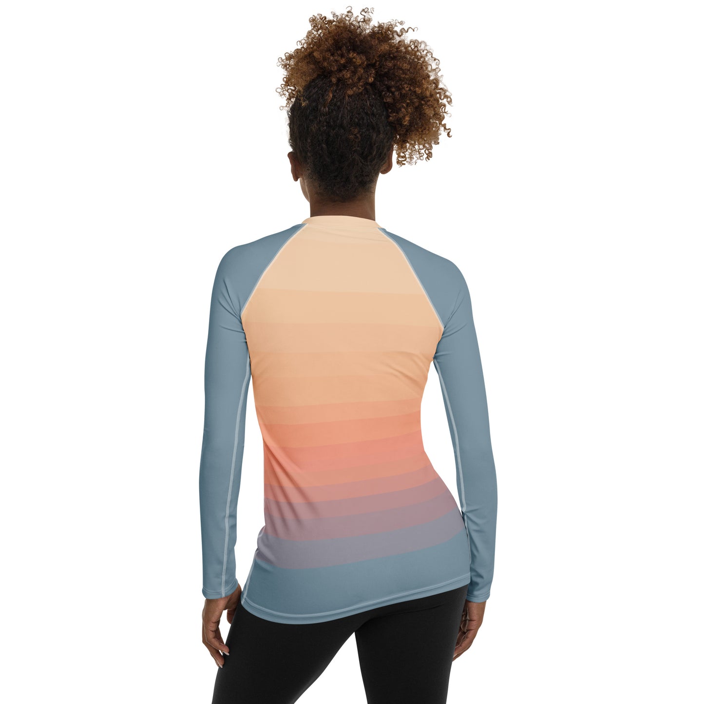 Minimalist Sunset Women's Rash Guard