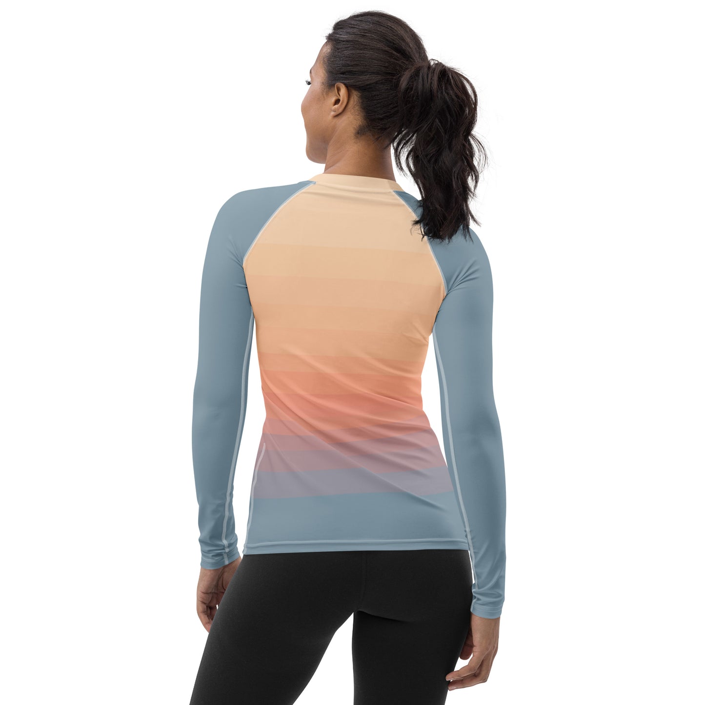 Minimalist Sunset Women's Rash Guard