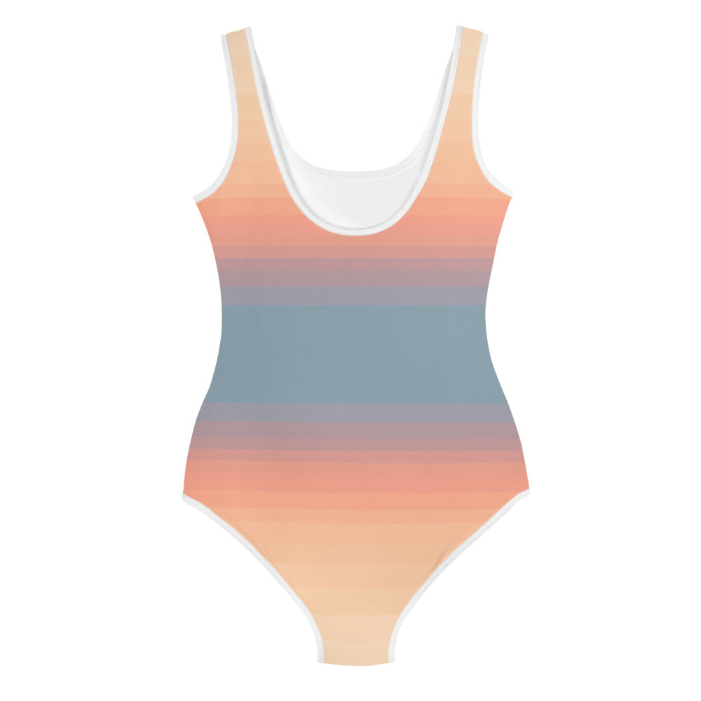 Minimalist Sunset Youth Swimsuit