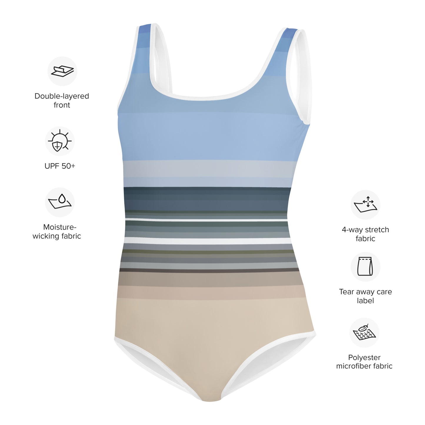 Sky Surf Sand Youth Swimsuit